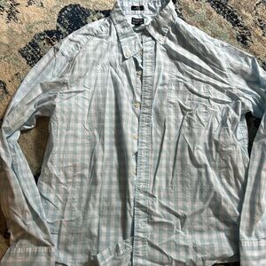 J. Crew Blue Casual Button Down Shirt